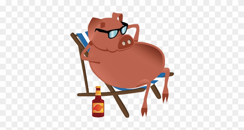 Beach Pig Bbq - Illustration #1590924