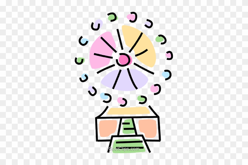 Ferris Wheel Royalty Free Vector Clip Art Illustration - Ferris Wheel Royalty Free Vector Clip Art Illustration #1590952