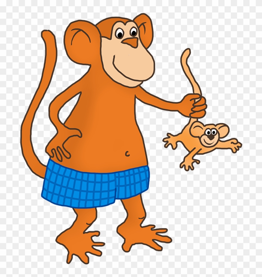 Funny Monkey Clip Art - Cartoon #1592136