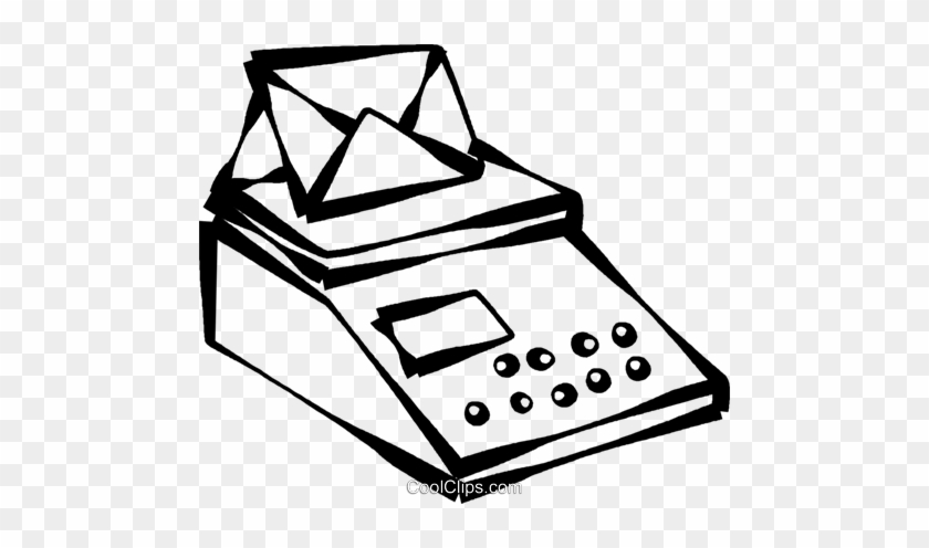 Mail Machines Royalty Free Vector Clip Art Illustration - Mail Machines Royalty Free Vector Clip Art Illustration #1593334