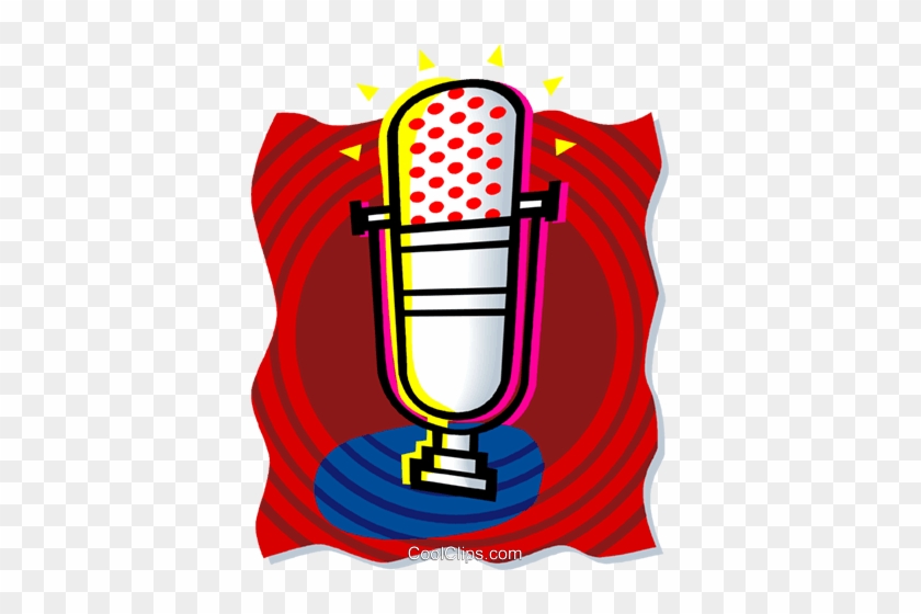 Microfone Livre De Direitos Vetores Clip Art Ilustração - Microfone Livre De Direitos Vetores Clip Art Ilustração #1593425