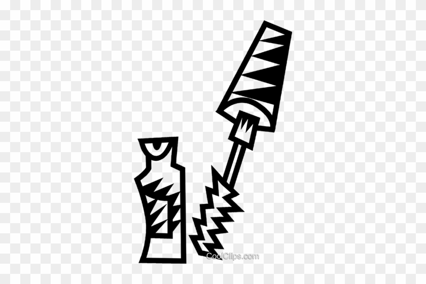 Mascara Royalty Free Vector Clip Art Illustration - Mascara Royalty Free Vector Clip Art Illustration #1594884