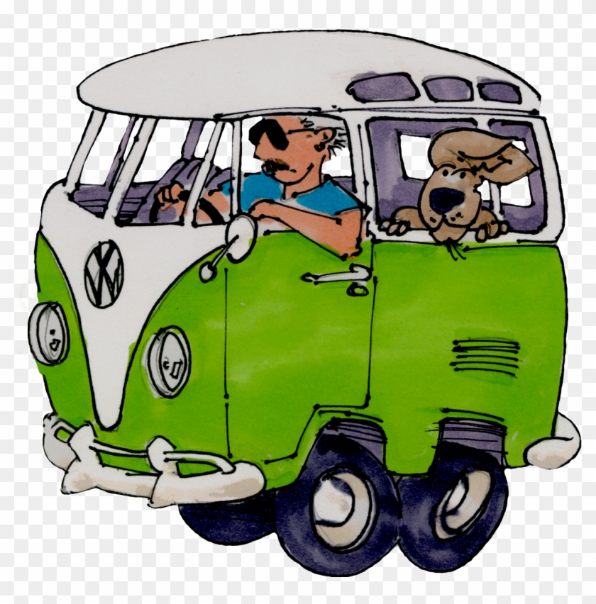 Series Of Vw Bus - Cartoon #1595380