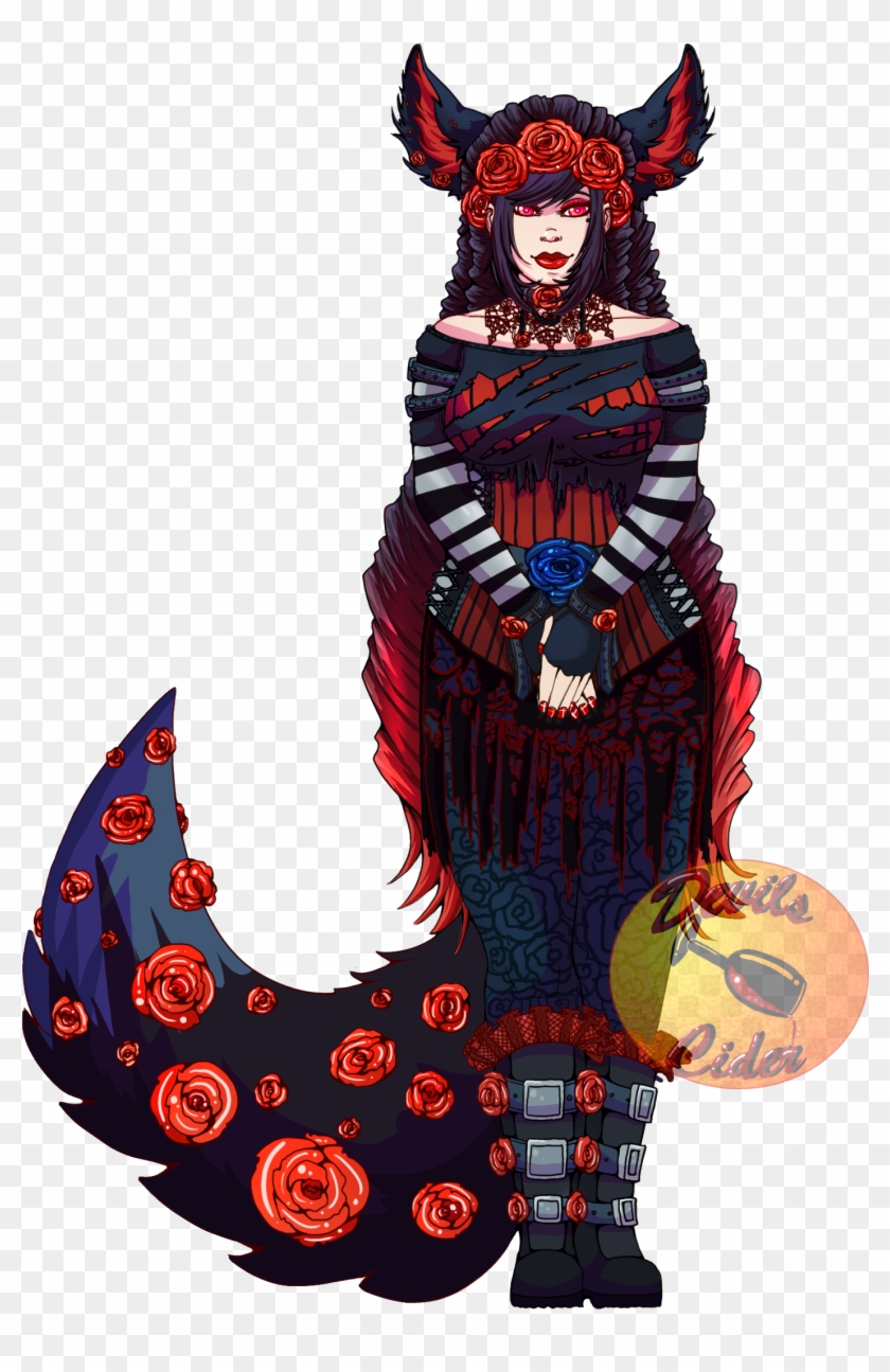 [closed] Gothic Fox - Illustration #1595789