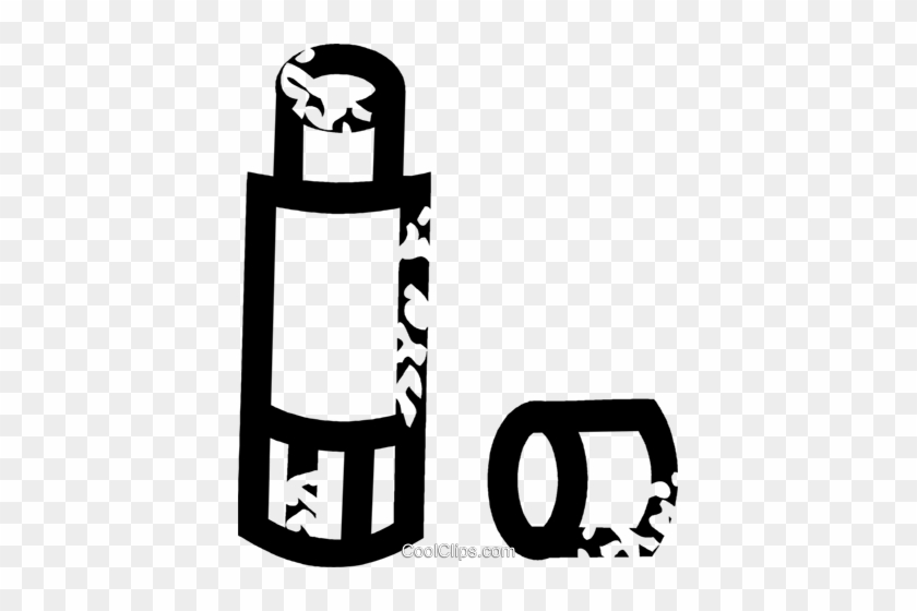 Lipstick Royalty Free Vector Clip Art Illustration - Lipstick Royalty Free Vector Clip Art Illustration #1595901
