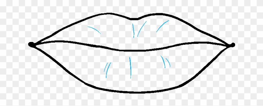 How To Draw Really Easy Tutorial Step - Drawing Picture Of Lip #1595910