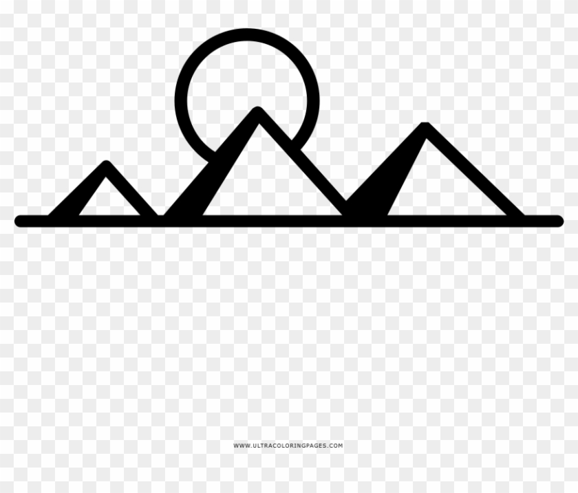 Great Pyramid Coloring Page With Pyramids Ultra Pages - Great Pyramid Coloring Page With Pyramids Ultra Pages #1596023