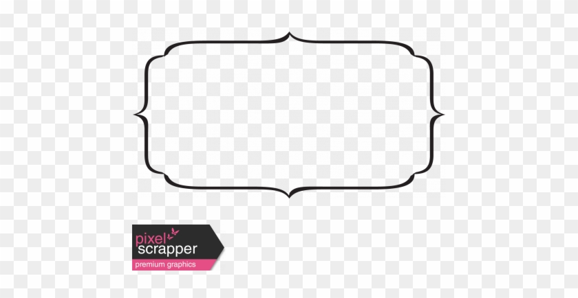 Rectangle Bracket Frame Frame Png Bracket Frame 001 - Line Art #1596115