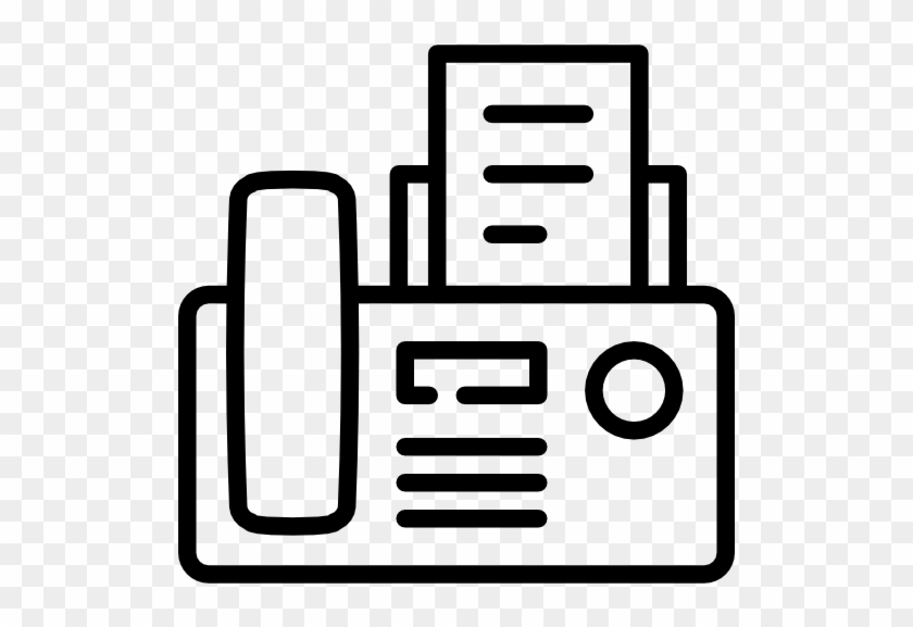 Fax Vector Png Clipart Clip Art - ايقونة الفاكس #1596813