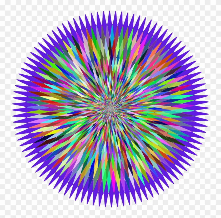 Symmetry Purple - Circle #1596946