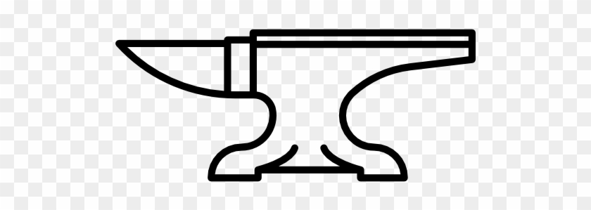 Anvil Clipart Black And White - Anvil Drawing #1597221