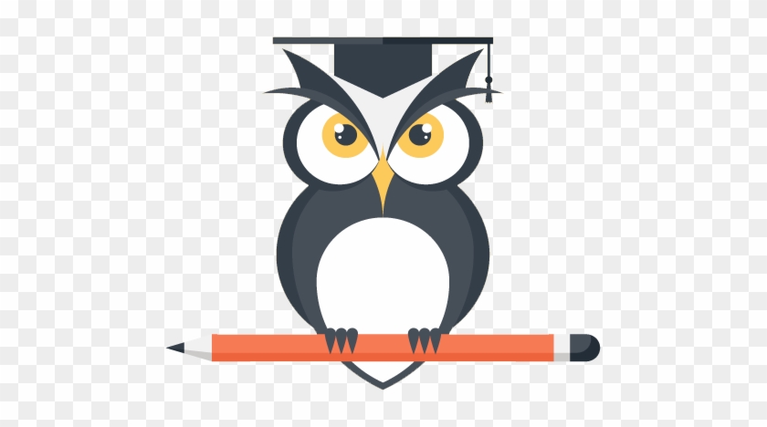Wisdom Clipart - Owl And Wisdom Vector #1597327