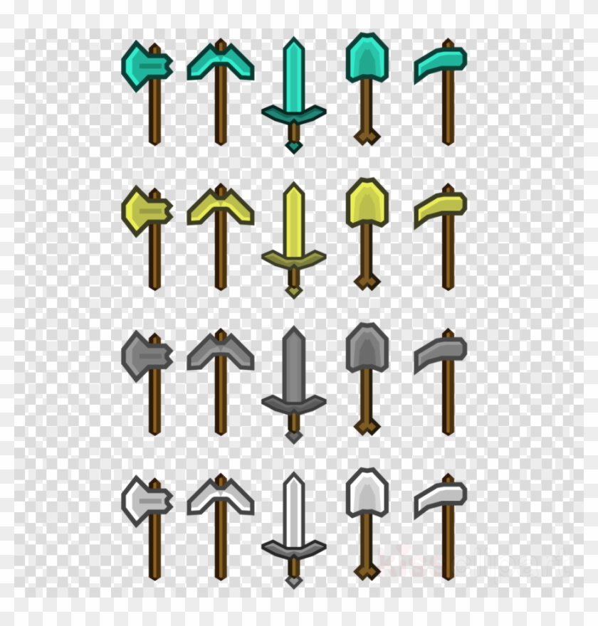Download Pp4u Popular Video Game Tools Printed Light - Minecraft Como Dibujar Una Pala #1597377