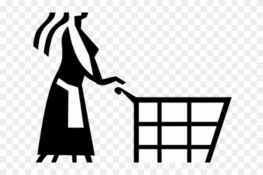 Retail Clipart Grocery Cart - Retail Clipart Grocery Cart #1598118