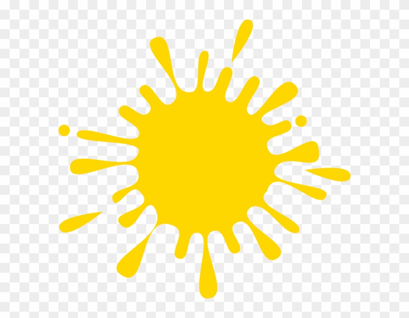 Gold Ink Splash Clip Art At Clker Com Vector Clip Art - Sun Philippine Flag Png #1598232