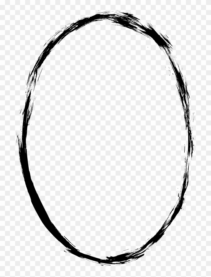 Black Oval Frame Png Oval Template File Format Png - Bicycle #1598237