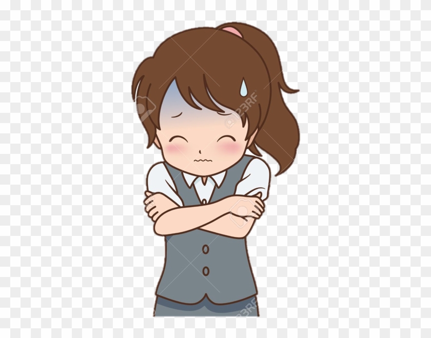 Control Of Body Temperature Copy - Kid Feeling Cold Clipart #1598341