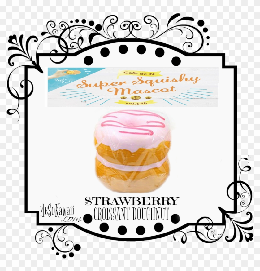 Cafe De N Croissant Doughnut Squishy - Squishy Mini Bun Kibru #1598683