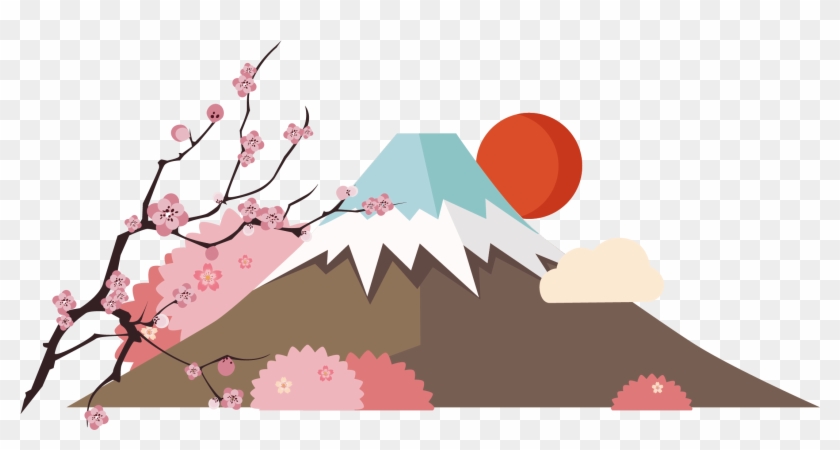2480 X 2480 6 - 富士山 櫻花 Png #1598726