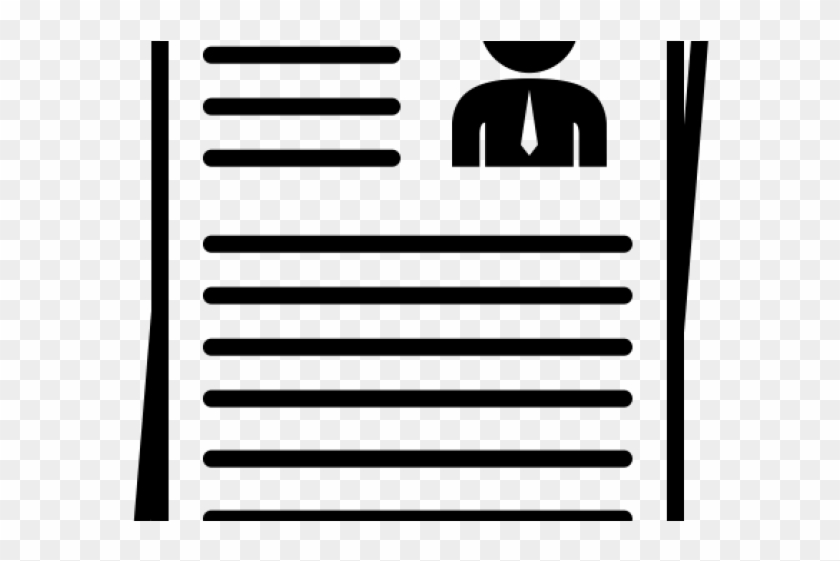 Resume Clipart Black And White - Resume Clipart Black And White #1598835