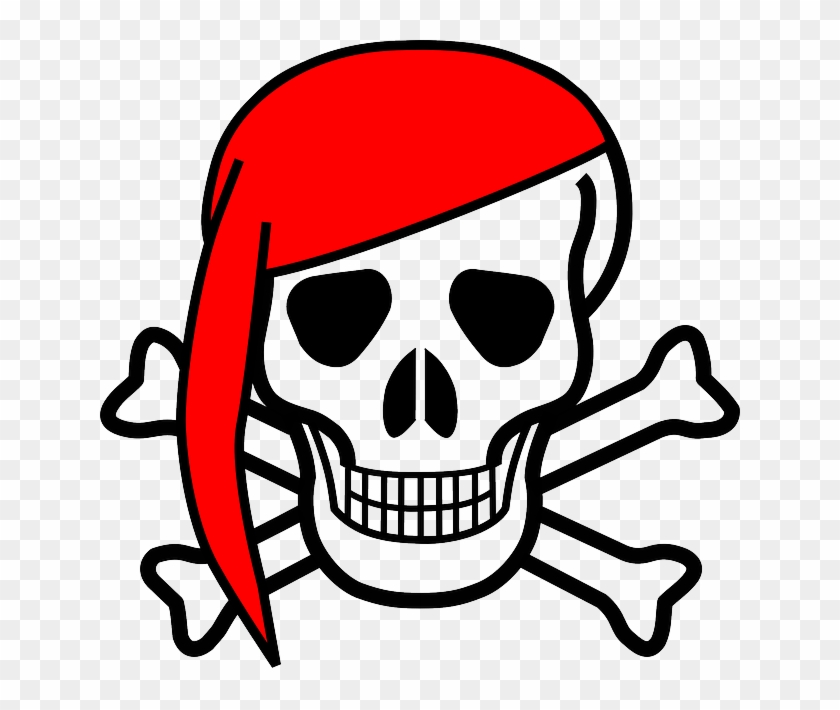Skull And Crossbones Cut Out #1599026