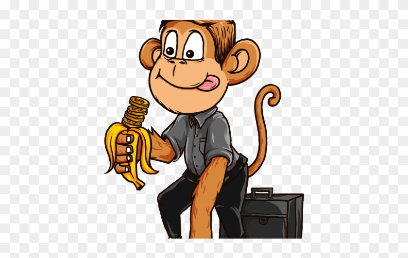 Servant Monkey Buy T Shirt Design - Cartoon #1599247