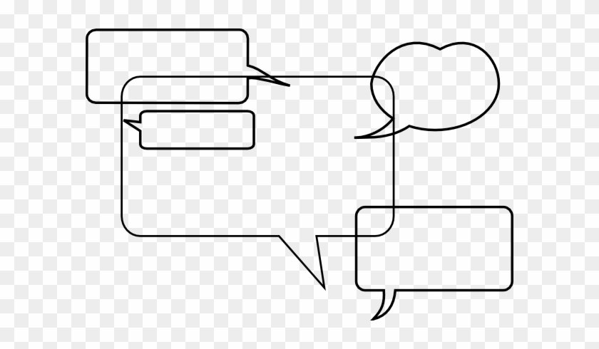 Speech Bubbles 4 Svg Clip Arts 600 X 410 Px - Speech Bubbles 4 Svg Clip Arts 600 X 410 Px #1600342