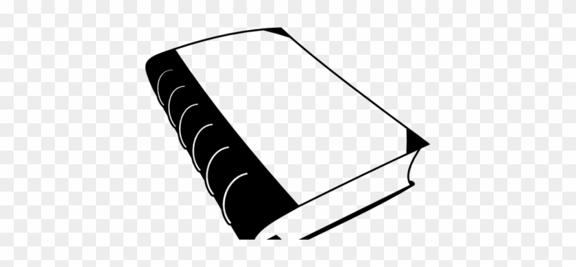 Ebook Clip Art At Clker - Rectangle Objects Clipart In Black And White #1600348