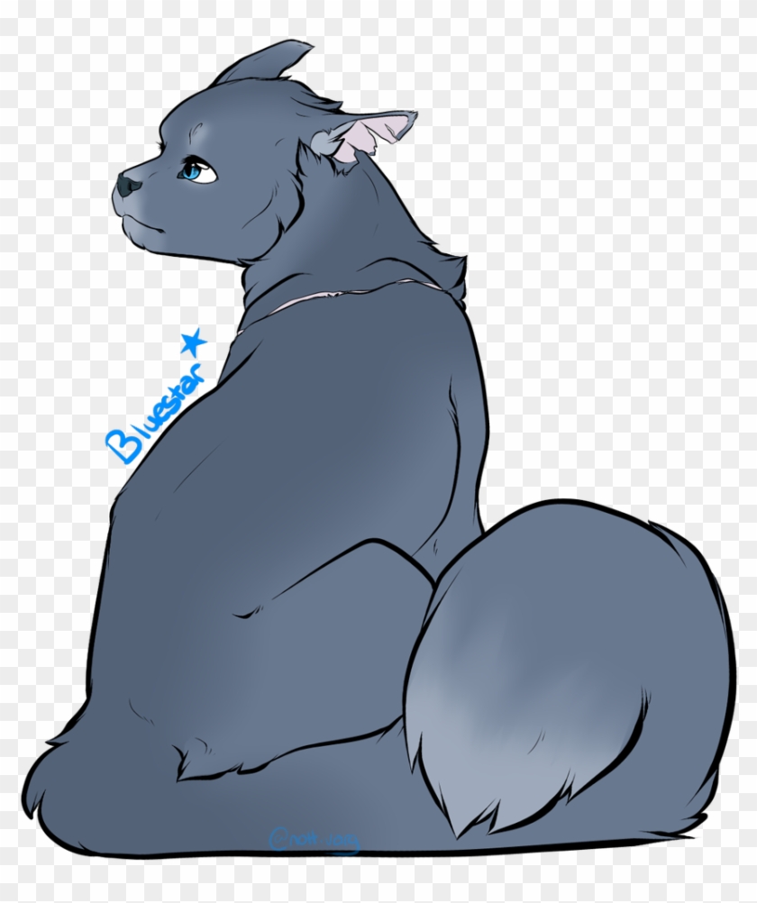 Bluestar Art Is Mine // Warriors Belongs To Erin Hunter - Illustration #1600511