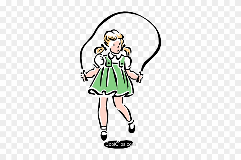 Skipping Royalty Free Vector Clip Art Illustration - Skipping Royalty Free Vector Clip Art Illustration #1600591