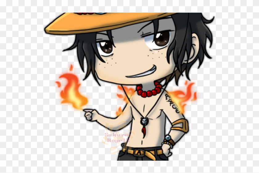 One Piece Clipart Ace - Ace One Piece Cartoon #1601024