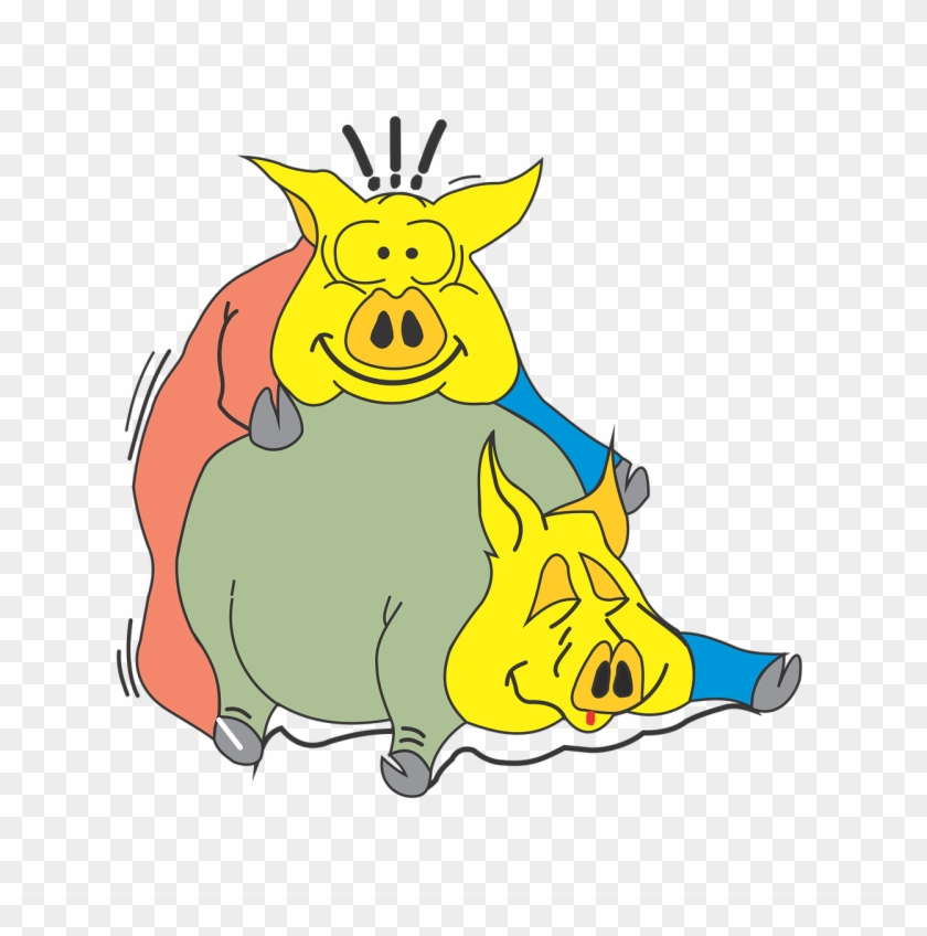 Couple,of,pigs,free Vector Graphics - Cartoon #1601211