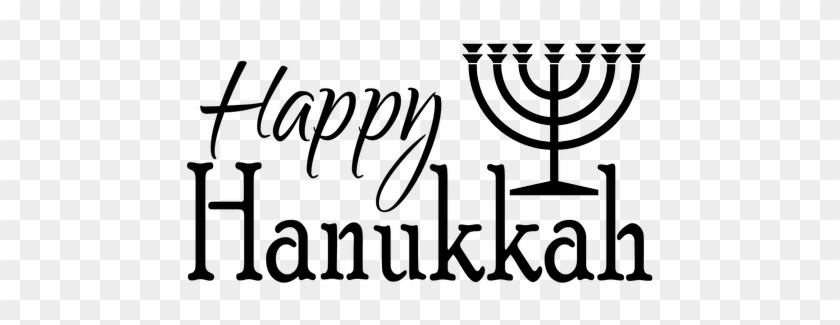 Happy Hanukkah - Happy Hanukkah Black And White #1601241