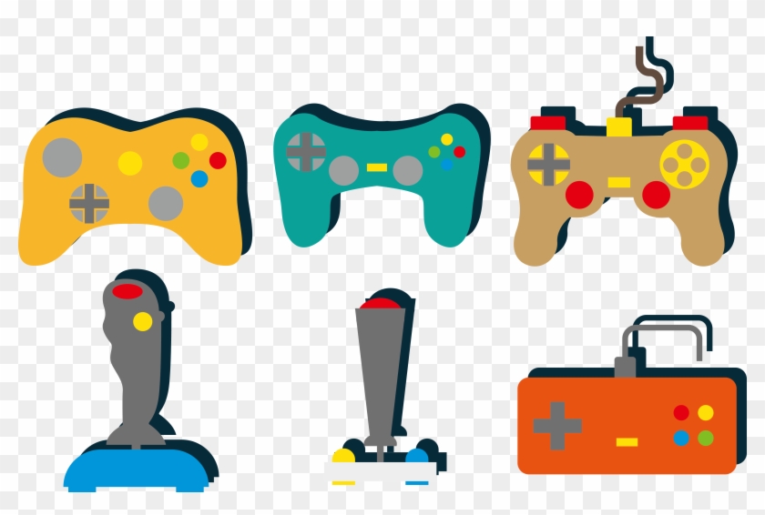 Clip Free Download Joystick Game Controller Video Color - Game Controller #1601516