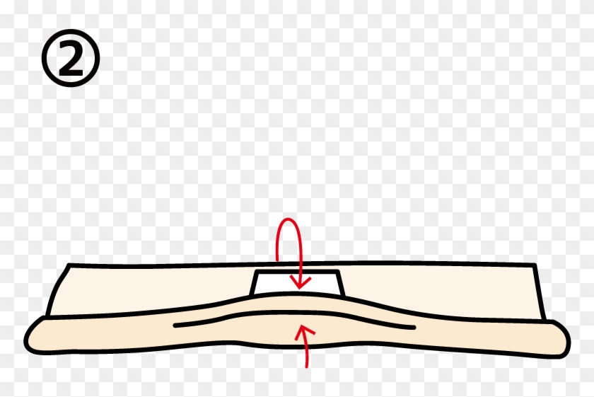 Fold The Near Side And Far Side Of The Tenugui To Cover - Fold The Near Side And Far Side Of The Tenugui To Cover #1601916