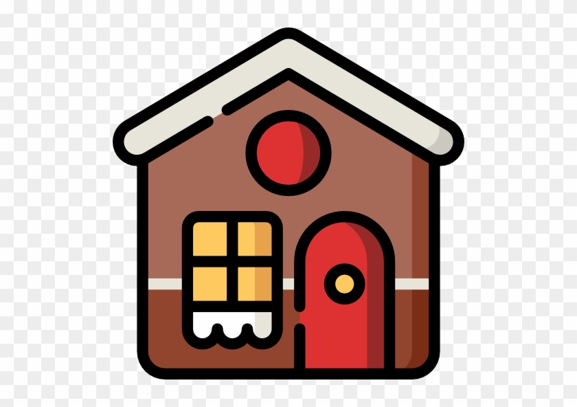 Gingerbread House Free Icon - Gingerbread House Free Icon #1602035