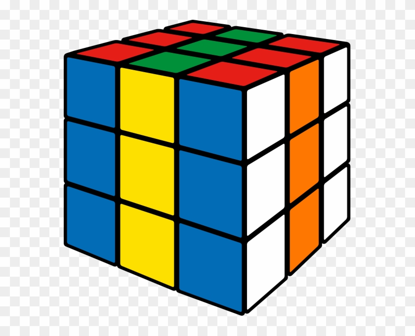 581 X 600 4 - Rubik's Cube Vector Png #1602132