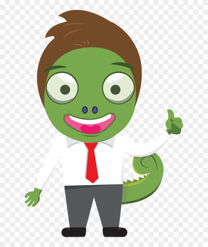 Why Chameleon Digital Media Mascot - Cartoon #1602616