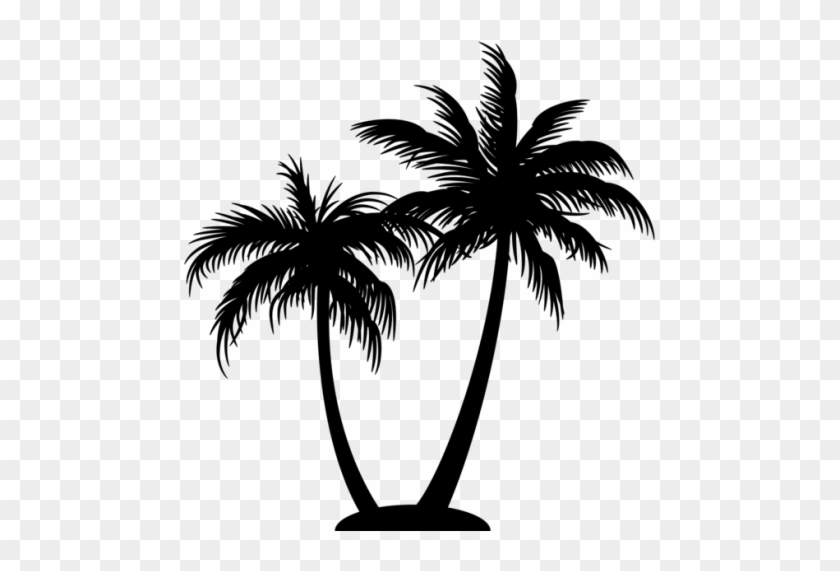 Free Png Palms Silhouette Png - Palm Tree Silhouette Transparent Background #1603311