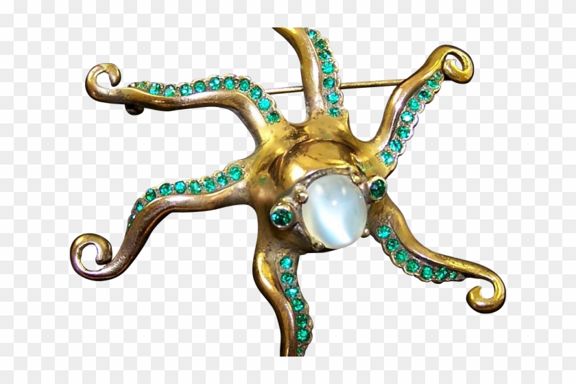 Vintage Clipart Octopus - Illustration #1603555