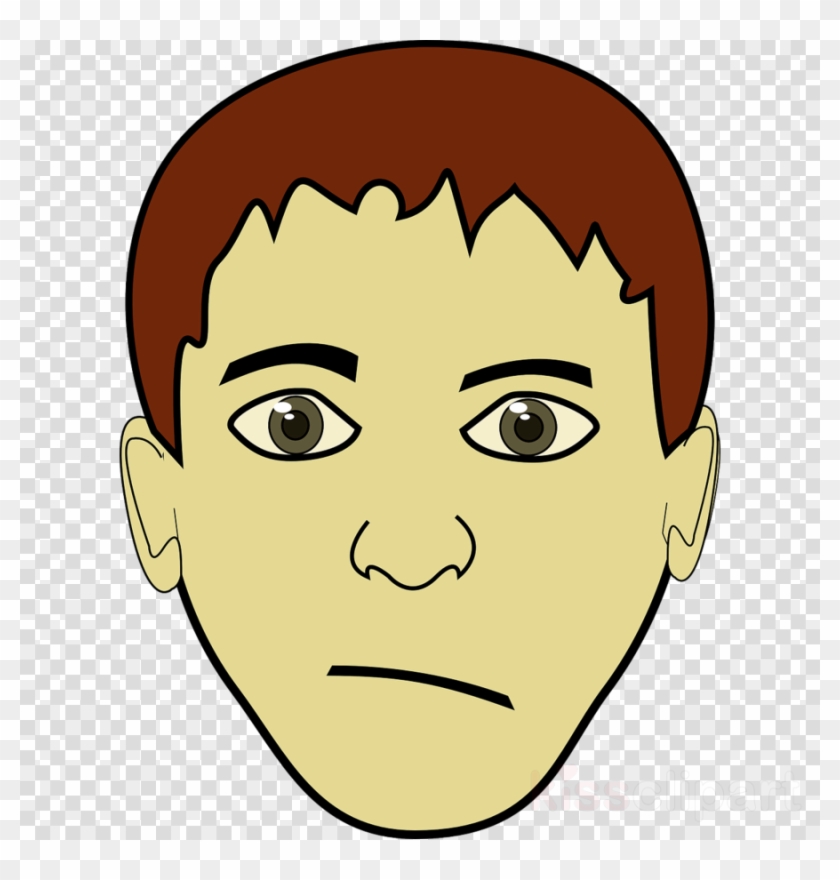 Short Brown Hair Boy Clipart Brown Hair Clip Art - Brown Hair Brown Eyes Cartoon #1603562