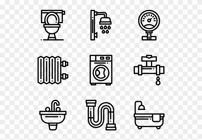 Plumber Tools - Restaurant Icon Vector Free #1603714