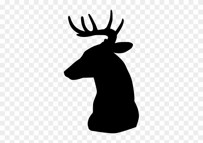 Svg Png - Kepala Rusa Siluet Png #1603911