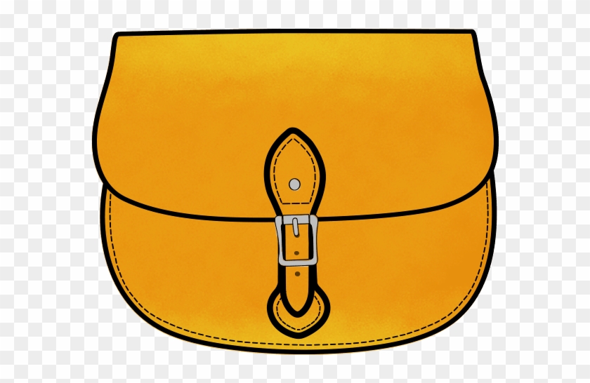 Medium Sporran In Mustard English Leather - Medium Sporran In Mustard English Leather #1604156