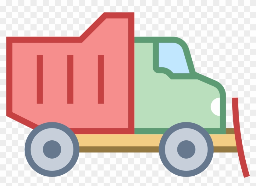 Plow Truck Color Icon - Truck Logo Png Color #247692