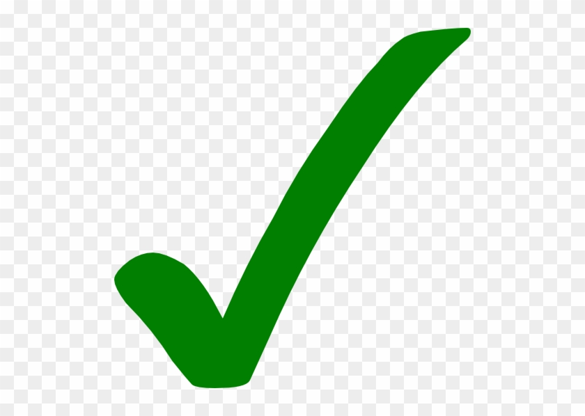 Embed This Clipart - Green Check Mark Transparent #247765
