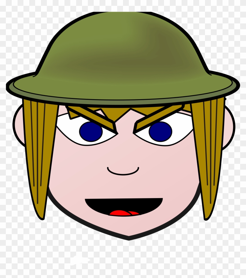 Colonial Soldier Clipart - Soldier Head Clipart #247918