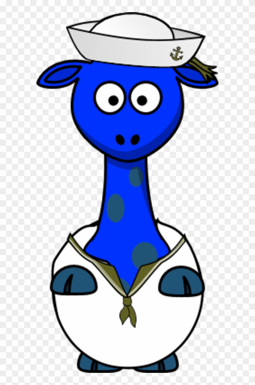 Giraffe Sailor Okapi Clip Art - Giraffe Sailor Okapi Clip Art #248562