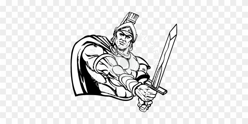 Soldier With Sword Drawing #249176