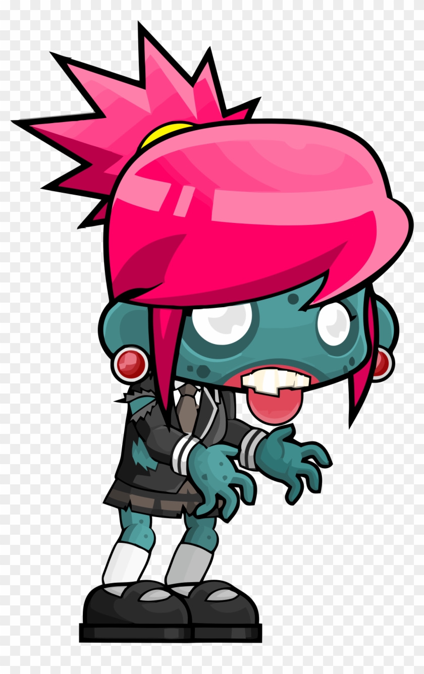 I Am A Woman In Tech - Cute Zombie Girl Cartoon #249276